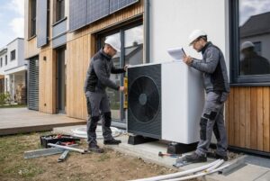 Montaż klimatyzacji ściennej w nowoczesnym wnętrzu mieszkalnym