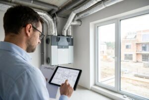 Rekuperacja w domu jednorodzinnym zapewniająca świeże powietrze i oszczędność energii